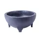 Thunder Group PLMJ056BK Molcajete Salsa Bowl, 56 Oz., 8-5/8" X 8-5/8" X 4", Plastic 1 image