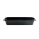 Thunder Group PLPA8124LBK Food Pan, 1/2 Size Long, 4" Deep, Shatter And Scratch Resistant, Black 1 image