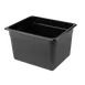 Thunder Group PLPA8128BK Food Pan, 1/2 Size, 8" Deep, Shatter And Scratch Resistant, Black 1 image