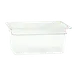 Thunder Group PLPA8136 Food Pan, 1/3 Size, 6" Deep, Shatter And Scratch Resistant, Clear 1 image