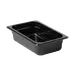 Thunder Group PLPA8142BK Food Pan, 1/4 Size, 2-1/2" Deep, Shatter And Scratch Resistant, Black 1 image