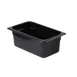 Thunder Group PLPA8144BK Food Pan, 1/4 Size, 4" Deep, Shatter And Scratch Resistant, Black 1 image