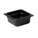 Thunder Group PLPA8162BK Food Pan, 1/6 Size, 2-1/2" Deep, Shatter And Scratch Resistant, Black 1 image