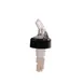 Thunder Group PLPR200C Liquor Pourer, 2 Oz., With Black Collar, Fits Standard 750Ml Bottle, 12 Each - Pack 1 image