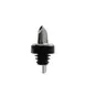 Thunder Group PLPR506S Liquor Pourer, Free Flow, With Soft Black Collar, Fits Standard 750Ml Liquor Bottle, 12 Each - Pack 1 image