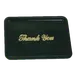 Thunder Group PLPT046BL Tip Tray, 4-1/2" X 6-1/2", Rectangular "Thank You" Imprint - Dozen 1 image