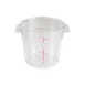Thunder Group PLRFT301PC Food Storage Container, 1 Quart, Round, Shatter And Scratch Resistant 1 image