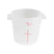 Thunder Group PLRFT301TL Food Storage Container, 1 Quart, Round, Stain & Chemical Resistant 1 image
