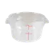 Thunder Group PLRFT302PC Food Storage Container, 2 Quart, Round, Shatter And Scratch Resistant 1 image