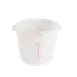 Thunder Group PLRFT306PP Food Storage Container, 6 Quart, Round, Stain Resistant 1 image