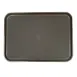 Thunder Group PLRT1612 Rectangular Non-Slip Serving Tray, 16" x 12" Brown ABS Plastic, Textured Slip-Resistant Tray 1 image