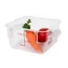 Thunder Group PLSFT002PC Food Storage Container, 2 Quart, Square, Scratch & Break Resistant 1 image