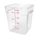 Thunder Group PLSFT018PC Food Storage Container, 18 Quart, Square, Scratch & Break Resistant 1 image