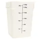 Thunder Group PLSFT022PP Food Storage Container, 22 Quart, Square, Scratch & Break Resistant 1 image