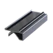 Thunder Group PLSL113BK Black Plastic Shelf Label Holder, 3" Long, Pack of 4 1 image