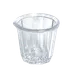 Thunder Group PLSP002D Syrup Cup, 2 Oz. Capacity, Fluted, Plastic - Dozen 1 image