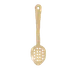 Thunder Group PLSS113BG Beige Serving Spoon, 11", Perforated, Dishwasher Safe - Dozen 1 image
