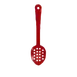 Thunder Group PLSS113RD Red Serving Spoon, 11", Perforated, Dishwasher Safe - Dozen 1 image