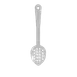 Thunder Group PLSS113WH White Serving Spoon, 11", Perforated, Dishwasher Safe - Dozen 1 image