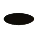 Thunder Group PLST2700BL Non Slip Oval Serving Tray, 22" x 27", Black Polypropylene, NSF, Slip-Resist Design 1 image