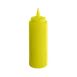 Thunder Group PLTHSB024Y Squeeze Bottle, 24 Oz., Plastic, Yellow - Dozen 1 image