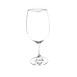Thunder Group PLTHWG023RC Red Wine Glass, 23 Oz., 9"H, Polycarbonate 1 image