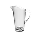 Thunder Group PLTHWP015C Water Pitcher, 1.5 Liter (51 Oz.), 9-1/2"H, Starburst Base 1 image