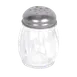 Thunder Group PLTWCS006 Cheese Shaker, 6 Oz., 2-7/8" Dia. X 3-9/16"H, Swirled Polycarbonate Base - Dozen 1 image