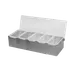 Thunder Group SLCN005 Bar Condiment Dispenser, Countertop Design, 5-Compartment 1 image