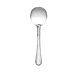 Thunder Group SLDO103 Bouillon Spoon, 5.94", Heavy-Weight, Simple Line-Trimmed Handle - Dozen 1 image