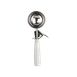 Thunder Group SLDS206P Disher, Size-6, 5-1/3 Oz., Round Bowl, White 1 image