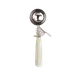 Thunder Group SLDS210P Disher, Size-10, 3-1/4 Oz., Round Bowl, Ivory 1 image