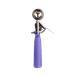 Thunder Group SLDS240P Disher #40, 0.3‑0.9 oz (3/4 oz) capacity, thumb‑press, orchid handle, 18/8 stainless steel, NSF 1 image