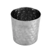 Thunder Group SLFFC003 French Fry Cup, 13 Oz., 3-3/8" X 3-3/8"H, Stainless Steel Hammered Finish 1 image
