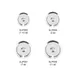 Thunder Group SLIP006 Inset Cover, Fits 4 Quart Size Inset, Slotted, Fits SLIP002, stainless steel 2 image