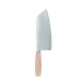 Thunder Group SLKF002 Kimli Sharp Knife, Angled Tip, Balanced Wooden Handle, Stainless Steel 1 image