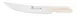 Thunder Group SLKF414WT Cimeter Steak Knife, 9-1/2" Blade, White Polypropylene Handles, German Steel 1 image
