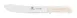Thunder Group SLKF416WT Butcher Knife, 10" Blade, White Polypropylene Handles, German Steel 1 image