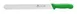 Thunder Group SLKF418GR Slicer, 12" Blade, Wavy Edge, Green Polypropylene Handles 1 image