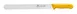 Thunder Group SLKF418YW Slicer, 12" Blade, Wavy Edge, Yellow Polypropylene Handles 1 image