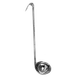 Thunder Group SLOL007H Ladle, 10 Oz. Capacity, One-Piece Construction, Hooked Handle 1 image