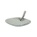 Thunder Group SLOS002 Skimmer, 12" Dia. X 2-3/8", Perforated, Stainless Steel 1 image
