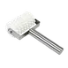 Thunder Group SLRD008 Roller Docker, 8 Wheels, Plastic Barrel, Stainless Steel Handle 1 image