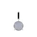 Thunder Group SLSTN5206PB Strainer, 6" Dia. Double Fine Mesh, Black Plastic Handle, Stainless Steel 1 image