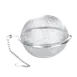 Thunder Group SLTB002 Tea Strainer, 2-3/4" Dia., Tea Ball With Chain And Mesh Lining 1 image