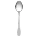Thunder Group SLTE104 Dessert Spoon, 7.17", Simple Line-Trimmed Handle, 18/0 Stainless Steel - Dozen 1 image