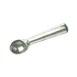 Thunder Group SLTHDP016 Dipper, 2-1/2 Oz. Capacity, One-Piece, Cast Aluminum, Green End Handle 1 image