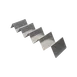 Thunder Group SLTR045F Taco Holder, 4-5 Compartments, Stainless Steel 1 image