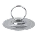 Thunder Group SLTWMH004 Menu/Card Clip, 4", Ring Style, Round Flat Base, stainless steel 1 image