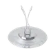 Thunder Group SLTWMH006 Menu/Card Clip, 6", Clip Style, Round Flat Base, stainless steel 1 image